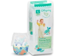 Придбати - підгузник  Підгузки-трусики Offspring Aquatic, розмір L, 9-14 кг, 36 шт. (DP-OI-FAP-L36P-AQT)