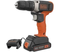 Придбати - шуруповерт  Дриль-шурупокрут аккумуляторна BLACK+DECKER BCD001C1 18В (комплект)
