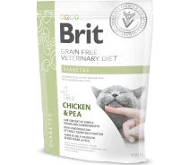 Придбати - корм для кота  Корм сухий Brit VD GF Diabetes д/котів при діабеті курка і горох 400 г