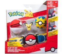 Придбати - ігровий набір  Ігровий набір POKEMON W15 - ПОЯС З ПОКЕБОЛАМИ ПІЧУ (пояс, 2 покеболи, ігрова фігурка) (747996)