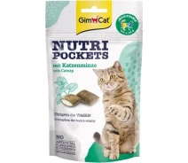 Придбати - ласощі для кота  Вітамінні ласощі GimCat Nutri Pockets для котів для підвищення іммунітету з котячою м'ятою та мультивітаміном 60 г(4002064400723)