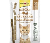 Придбати - ласощі для кота  Ласощі GimCat м’ясні палички для котів з індичкою та кроликом 4 шт(4002064420530)