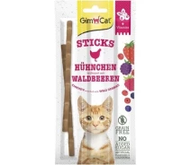 Придбати - ласощі для кота  Ласощі GimCat Superfood Duo-Sticks м’ясні палички для котів з куркою та лісовими ягодами 3 шт по 5 г(4002064420967)