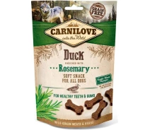 Придбати - ласощі для собаки  Ласощі Carnilove Dog Semi Moist Snack Duck with Rosemary для собак для здорових зубів і ясен з качкою та розмарином 200 г(8595602527311)