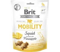 Придбати - ласощі для собаки  Функціональні ласощі Brit Care Dog Snack Mobility для собак для підтримки суглобів з кальмаром та ананасом 150 г(8595602539932)