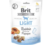 Придбати - ласощі для собаки  Функціональні ласощі Brit Care Dog Snack Light для собак для контролю ваги з кроликом та папаєю 150 г(8595602539956)