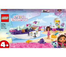 Придбати - дитячий конструктор  Конструктор LEGO® Gabby's Dollhouse Корабель і спа Ґаббі й Нявки (10786)