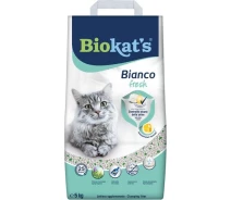 Придбати - наполнитель для туалетов  Наповнювач Biokats для котячого туалету Bianco Fresh бентонітовий 0,25–5,0 мм 5 кг(4002064617114)