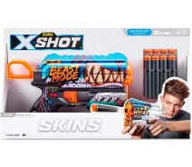 Придбати - іграшкову зброю  Швидкострільний бластер Zuru X-Shot Skins Flux Beast Out (8 патронів) (36516L)