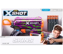 Придбати - іграшкову зброю  Швидкострільний бластер Zuru X-Shot Skins Flux Crucifer (8 патронів) (36516J)