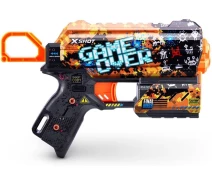 Придбати - іграшкову зброю  Швидкострільний бластер Zuru X-Shot Skins Flux Game Over (8 патронів) (36516E)