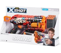 Придбати - іграшкову зброю  Швидкострільний бластер Zuru X-Shot Skins Griefer Game Over (12 патронів) (36561D)
