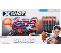 Придбати - іграшкову зброю  Швидкострільний бластер Zuru X-Shot Skins Menace Malice (8 патронів) (36515M)