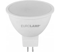Придбати - LED-лампу  Лампа світлодіодна EUROLAMP SMD MR16 3W GU5.3 4000K (Упаковка 4в1) (LED-SMD-03534(P)(4))