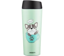 Придбати - термос  Термочашка Ardesto Coffee time Frenchie, 450мл зелений (AR2645DG)