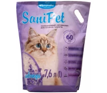 Придбати - наполнитель для туалетов  Наповнювач Sani Pet для котячих туалетів силікагелевий лаванда 7,6 л арт.PR243419