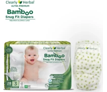 Придбати - підгузник  Підгузки Clealry Herbal Bamboo, розмір 3 (5,5-8 кг), 28 шт. (850004427699)