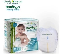 Придбати - підгузник  Підгузки-трусики Clealry Herbal Bamboo, розмір 5 (12-17 кг), 18 шт. (812898015932)