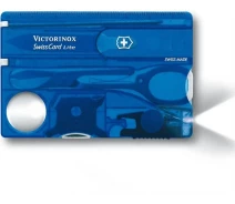 Придбати - мультитул  Карта-мультитул Victorinox син.прозор SWISSCARD (Vx07322.T2)