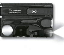 Придбати - мультитул  Карта-мультитул Victorinox чорн.прозор SWISSCARD (Vx07333.T3B1)