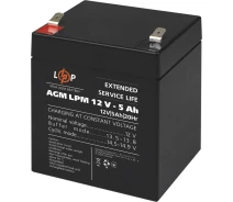 Придбати - акумулятор для ДБЖ та інверторів  Акумулятор LogicPower 12V 5AH (LPM 12 - 5.0 AH) AGM