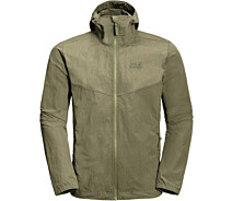 Придбати - чоловічу куртку  Вітровка Jack Wolfskin LAKESIDE JACKET M (1305991-4288) хакі M (4060477470726)