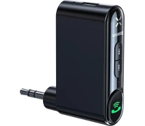 Придбати - FM трансмиттер  FM трансмітер Baseus Qiyin AUX Car Bluetooth Receiver Black (WXQY010001)
