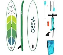 Придбати - SUP дошку  SUP дошка надувна Aero Board 10" (305x80x15см) Green
