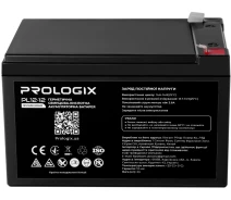Придбати - акумулятор для ДБЖ та інверторів  Акумулятор Prologix 12V 12AH (PL12-12) AGM