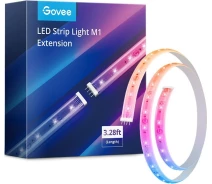 Придбати - світлодіодну стрічку  Стрічка світлодіодна розумна Govee H100E LED Strip Light M1 Matter Compatible 1m, RGBIC, білий (H100E0D1)