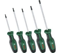 Придбати - викрутку  Викрутка Bosch Torx набір 5шт (1.600.A02.BX6)