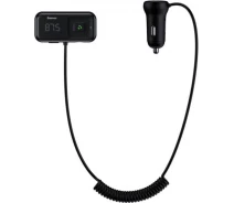 Придбати - FM трансмиттер  FM-трансмітер OS-Baseus T Shaped S-16 Car Bluetooth MP3 Player Black