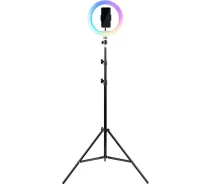 Придбати - кільцеве світло  Кільцеве світло HAVIT набір 2 в 1 RGB (HV-ST7026)