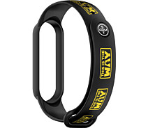 Придбати - аксессуар до смарт-годинниа  Ремінець ArmorStandart This-is-the-Way for Xiaomi Mi Band 6/5 Appeal Black (ARM59258)