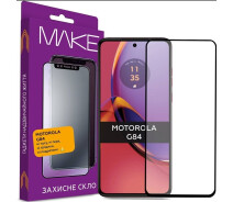 Придбати - захисне скло для смартфона  Захисне скло MAKE FC FG чорне для Motorola G84