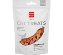 Придбати - ласощі для кота  Ласощі для котів WAUDOG Treats "Курячі кубики (0,8x0,8см)", 100 г (4823089357140)