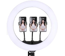 Придбати - кільцеве світло  Кільцева лампа HQ-21N Селфі кільце 54 см з пультом дистанційного керування для блогера Селфі фотографа візажиста