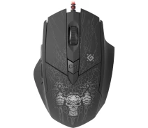 Придбати - мишку для ноутбука  Миша ігрова Defender Doom Fighter GM-260L + коврик Black (52260)