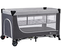 Придбати -  Ліжко-манеж Kinderkraft Leody Grey (KCLEOD00GRY0000)