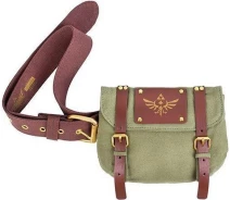 Придбати - подарок для геймеров  Сумка Legend Of Zelda Brown Canvas Belt With Green