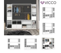 Придбати - гардеробну систему  Готовий модульний гардероб Vicco Visit XXL, білий (moebel_1835)
