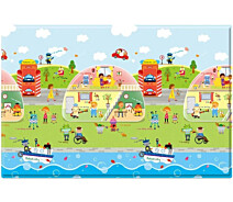 Придбати - розвиваючий килимок  Дитячий килимок BabyCare Robot City (2100х1400х13 мм) (90369)