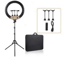 Придбати - кільцеве світло  Кільцева LED лампа Ring Light ZB-F348 діаметром 45 см з пультом і власниками, без штатива