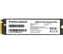 Придбати -  SSD-накопичувач Prologix S380 512GB M.2 2280 PCIe 3.0 x4 NVMe TLC (PRO512GS380)