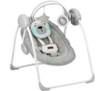 Придбати - крісла-гойдалку, шезлонг  Гойдалка MoMi LISS (колір - bear turquoise) (BULE00015)