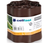 Придбати - садовое ограждение  Газонний бордюр Cellfast 15x900 см коричневий (30-012)