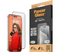 Придбати - захисне скло для смартфона  Захисне скло PanzerGlass Screen Protector Ultra-Wide Fit w. EasyAligner (PG_2810) для iPhone 15 Pro