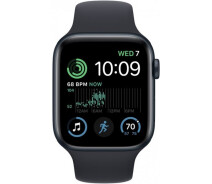 Придбати - смарт-годинник  Смарт-годинник Apple Watch SE GPS 40mm Midnight Aluminium Case with Midnight Sport Band - Regular (MNJT3UL/A)