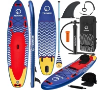 Придбати - SUP дошку  Надувна SUP дошка TSUNAMI 350 см з веслом Wave T04 (P-5907739314239)