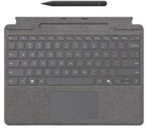 Придбати - клавіатуру  Клавіатура зі стилусом Microsoft для Surface Pro 8 - 11 та Pro X UKR/ENG Platinum (8X8-00164)